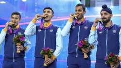 India men's squash team