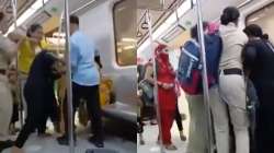 Women engage in ugly fight, pull each other's hair at Delhi Metro