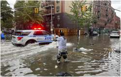 The heavy rains have wreaked havoc in New York