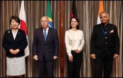 Foreign Ministers of G4 countries in New York