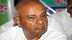 Former prime minister HD Deve Gowda 