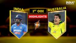 India vs Australia 1st ODI highlights on Sep 22, 2023