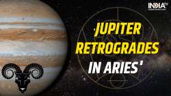 Jupiter retrogrades in Aries