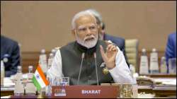 PM Modi at the opening session of the G20 Summit on Saturday