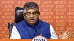 Senior BJP leader Ravi Shankar Prasad 