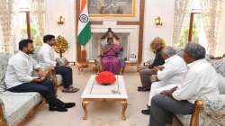 TDP leaders meet the President