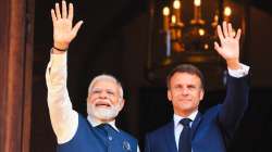 PM Modi and French President Macron.