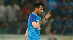 Yuzvendra Chahal during T20I series against Australia in September 2022