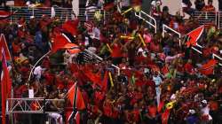 Fans of Trinbago Knight Riders during CPL