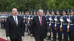 Turkish President Recep Tayyip Erdoğan with his Azerbaijan counterpart Ilham Aliyev