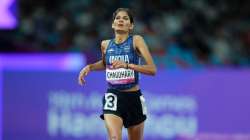 Parul Chaudhary left behind Japan's Ririka Hironaka in final few metres to win Gold in women's 5000m race