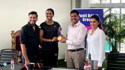 Indian tennis star Rutuja Bhosale honoured by Punit Balan Group (PBG)