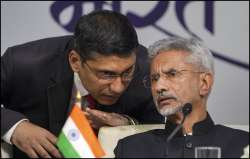 EAM S Jaishankar and MEA Spokesperson Arindam Bagchi.