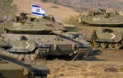 Israeli tanks are preparing for a possible ground assault on Gaza