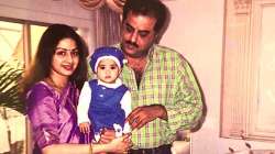 Boney Kapoor and Sridevi with Janhvi Kapoor