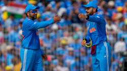 Rohit Sharma and Virat Kohli vs Australia in Chennai on October 8, 2023