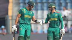 Aiden Markram and Quinton de Kock at World Cup 2023