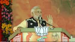 Prime Minister Narendra Modi at a public rally in Bastar