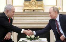 Israeli PM Benjamin Netanyahu with Russian President Vladimir Putin