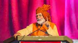 Prime Minister Narendra Modi during Dussehra celebrations in Delhi's Dwarka