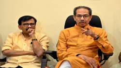 Shiv Sena (UBT) chief Uddhav Thackeray with Sanjay Raut