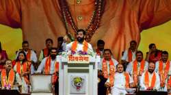 Eknath Shinde, Eknath Shinde dussehra rally, AZAD MAIDAN, Eknath Shinde ATTACKS Uddhav Thackeray, As