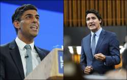 British PM Rishi Sunak with his Canadian counterpart Justin Trudeau