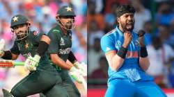 Babar Azam and Mohammad Rizwan slowed up a bit against the Indian spinners during the World Cup 2023 match