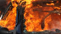 Noida car fire, Noida high rise society, UP Police, Uttar Pradesh