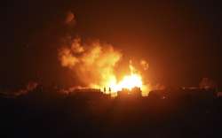 Israeli airstrikes continue in the Gaza Strip.