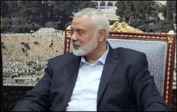 Ismail Haniyeh, the head of Hamas' politburo.