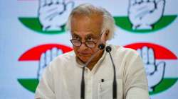 Congress leader Jairam Ramesh addresses a press conference ahead of Chhattisgarh Assembly Election.