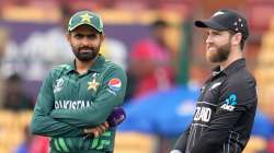 Babar Azam and Kane Williamson at World Cup 2023