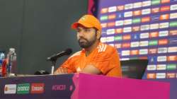 Rohit Sharma at Narendra Modi Stadium on November 19