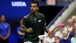 Sumit Nagal during the 2019 US Open singles event