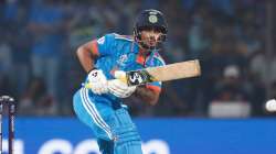 Ishan Kishan during the India-Afghanistan World Cup 2023 match in Delhi on October 11