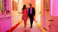 UK PM Rishi Sunak and his wife Akshata Murty