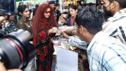 Shahnaz Husain at the 42nd International Trade Fair