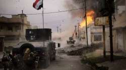 A bomb exploded near an Iraqi guard. 