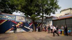 Australian Deputy PM Richard Marles plays gully cricket