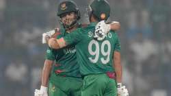 Shakib Al Hasan and Najmul Hossain Shanto.