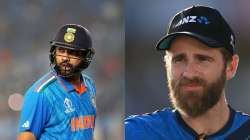 Rohit Sharma (left) and Kane Williamson (right).