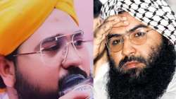 Maulana Raheem Ullah Tariq (L) and Masood Azhar (R)