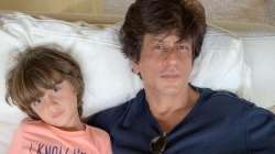 Shah Rukh Khan with son AbRam