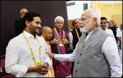 Andhra Pradesh CM Jaganmohan Reddy with Prime Minister Narendra Modi