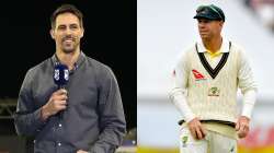 Mitchell Johnson and David Warner