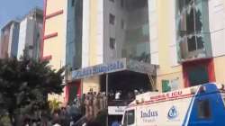 Indus Hospitals catches fire