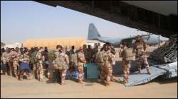 French troops completing the withdrawal from Niger.