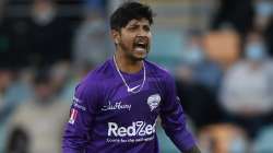 Sandeep Lamichhane playing for Hobart Hurricanes in BBL 2021