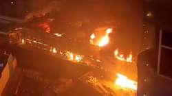 Noida fire, fire in slum, uttar pradesh